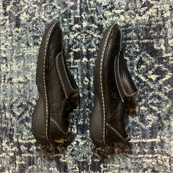 BORN Casual Black Leather Slip On Shoes Sz 6 - Picture 5 of 10